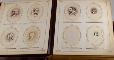 Lot 86 - Victorian Album of Cartes de Visit & Cabinet Cards inc Scientific Dignitaries.