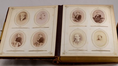 Lot 86 - Victorian Album of Cartes de Visit & Cabinet Cards inc Scientific Dignitaries.