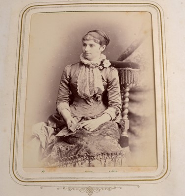 Lot 86 - Victorian Album of Cartes de Visit & Cabinet Cards inc Scientific Dignitaries.