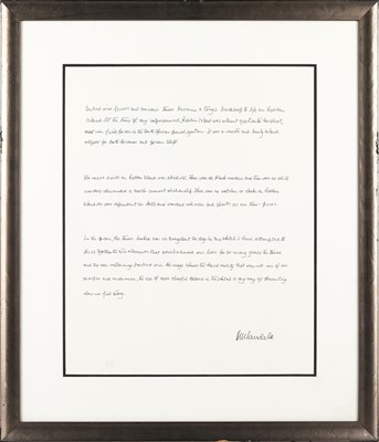 Lot 252 - Nelson Mandela (South African 1918-2013)