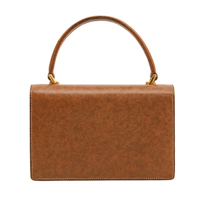 Lot 114 - Gucci Brown Top Handle Flap Bag
