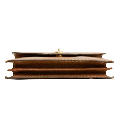 Lot 114 - Gucci Brown Top Handle Flap Bag