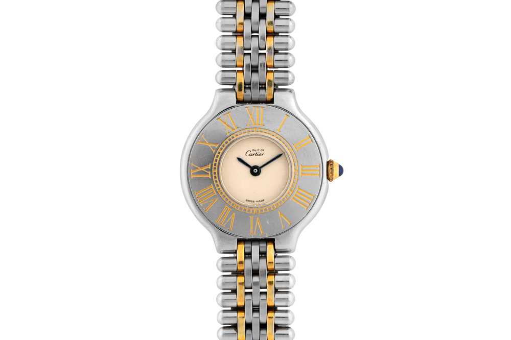 Lot 454 - Lady's Cartier Bracelet Watch