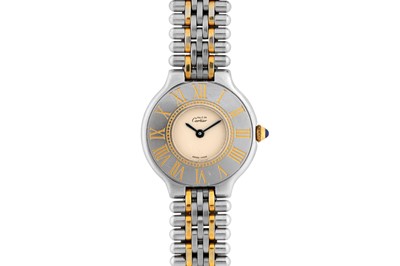 Lot 454 - Lady's Cartier Bracelet Watch