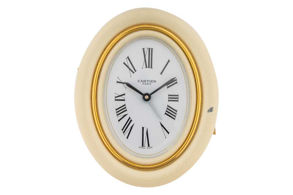 Lot 465 - Cartier - Strut Alarm Clock