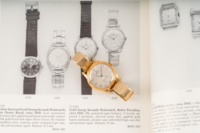 Lot 410 - Andy Warhol's Rolex 18k Gold Automatic Chronometer Wristwatch