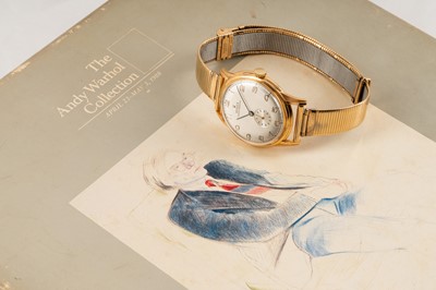 Lot 410 - Andy Warhol's Rolex 18k Gold Automatic Chronometer Wristwatch