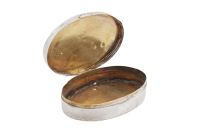 Lot 86 - A late 19th century Indian Theva work inset unmarked silver snuff box, Rajasthan, Partabgarh circa 1870