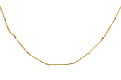 Lot 249 - A fancy-link Albert chain