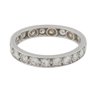Lot 365 - A diamond full eternity ring