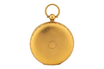 Lot 476 - Edward Ramsey - 18k Gold Open-Faced Pocket Watch