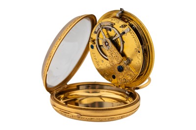 Lot 476 - Edward Ramsey - 18k Gold Open-Faced Pocket Watch