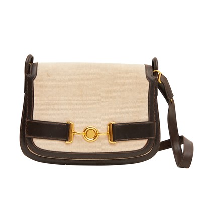 Lot 109 - Hermes Beige Besace Shoulder Bag