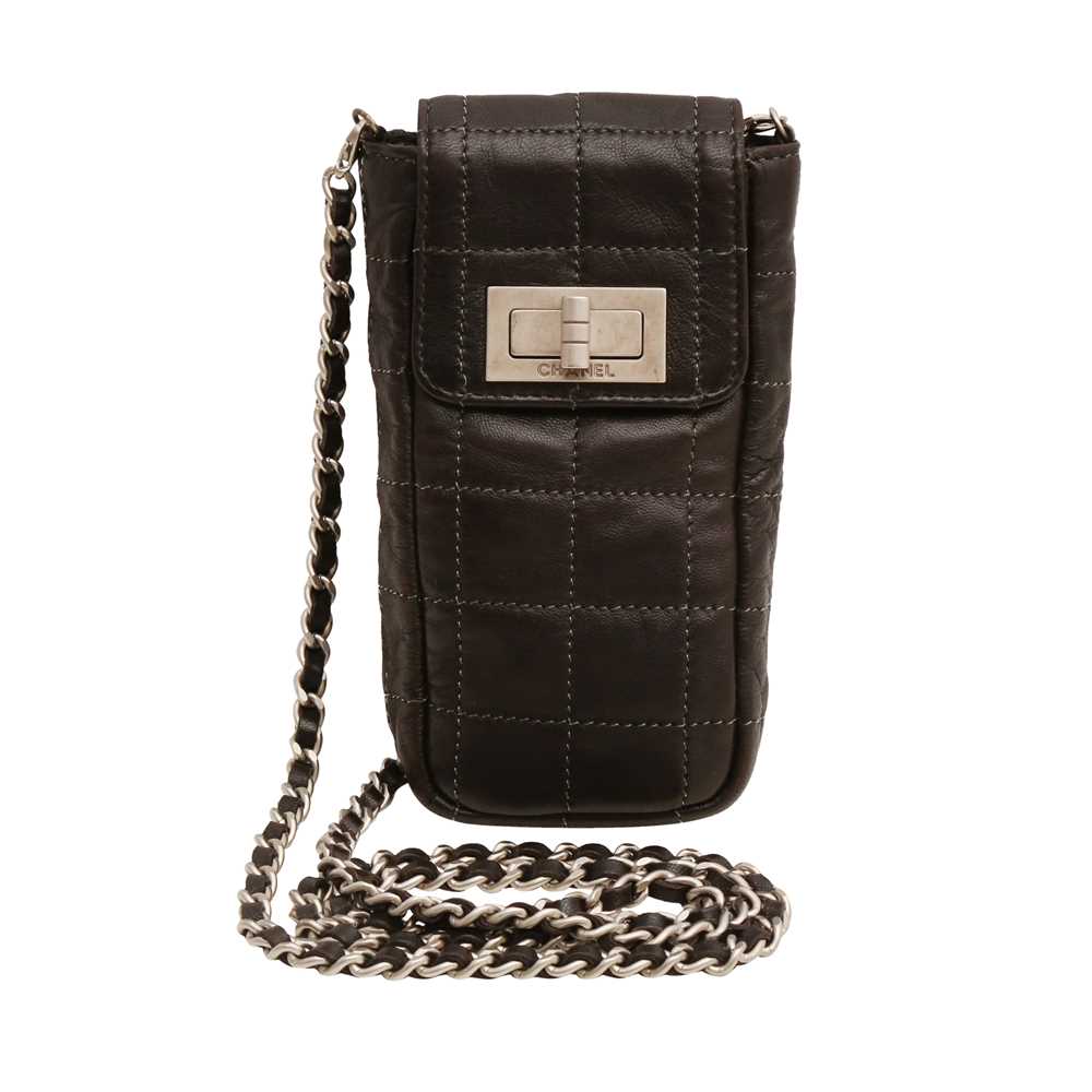 Lot 103 - Chanel Chocolate Reissue Phone Holder