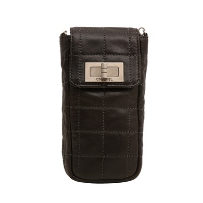 Lot 103 - Chanel Chocolate Reissue Phone Holder