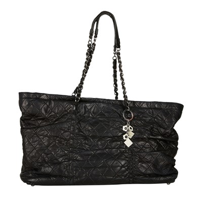 Lot 249 - Chanel Black Sharpei Large Tote