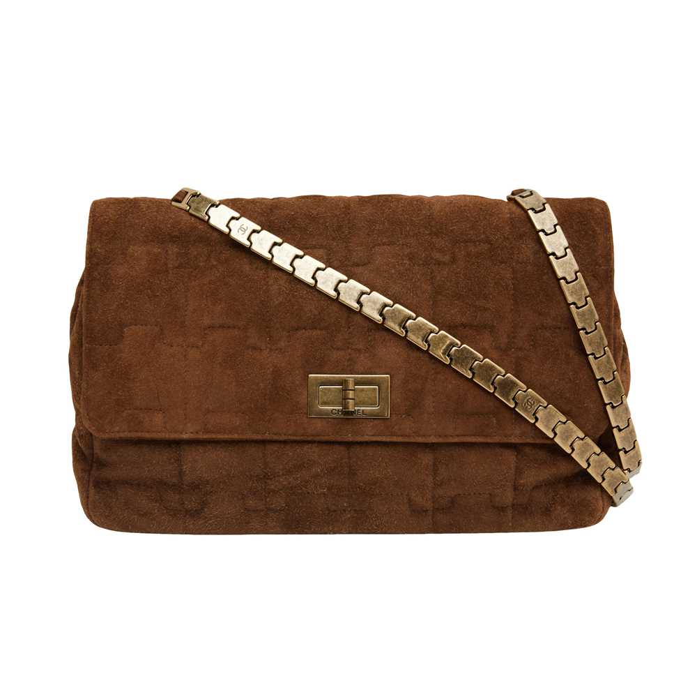 Lot 112 - Chanel Brown Puzzle Reissue Flap Bag