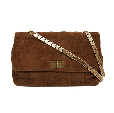 Lot 112 - Chanel Brown Puzzle Reissue Flap Bag