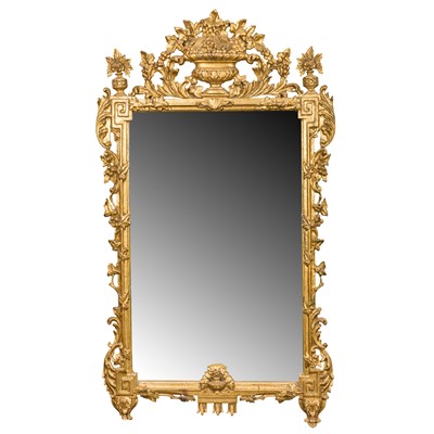 Lot 507 - A George III style giltwood pier mirror