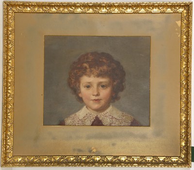 Lot 45 - Circa late 19th century. Portrait of a young...