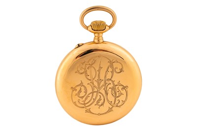 Lot 482 - Henri Magnin - 18k Gold Open-Faced Pocket Watch