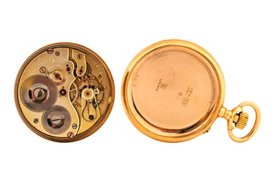 Lot 482 - Henri Magnin - 18k Gold Open-Faced Pocket Watch
