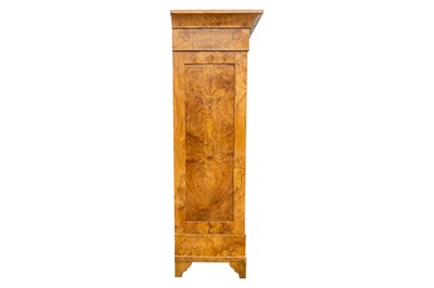 Lot 32 - A German Biedermeier ash armoire, Magdeburg, circa 1825
