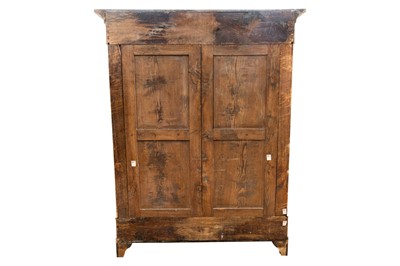 Lot 32 - A German Biedermeier ash armoire, Magdeburg, circa 1825