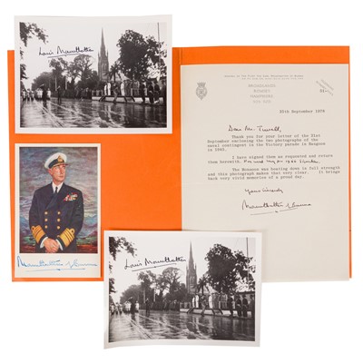 Lot 509 - Mountbatten of Burma (Louis, 1st Earl)