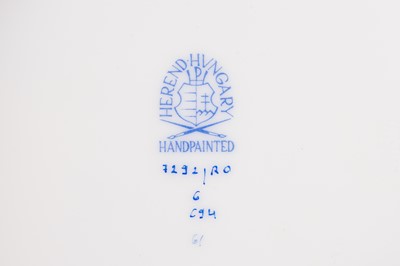 Lot 163 - A collection of Herend Rothschild Bird pattern porcelain