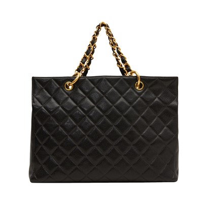Lot 182 - Chanel Black Grand Timeless Tote