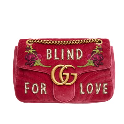 Lot 3 - Gucci Fuchsia Marmont Large Shoulder Bag