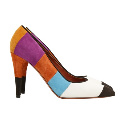 Lot 649 - Missoni Multi Colour Heeled Pump - Size 37.5
