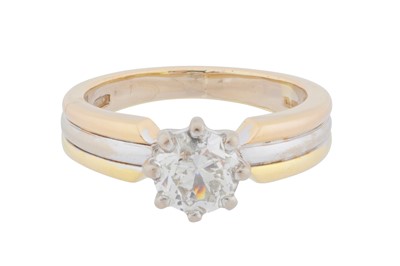 Lot 271 - A diamond single stone ring, circa 1993