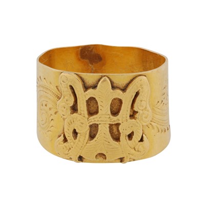 Lot 216 - A signet ring