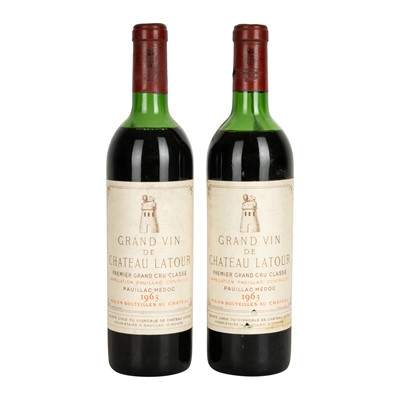Lot 65 - Chateau Latour 1963 - 2 bottles