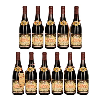 Lot 203 - Luigi Calissano Barolo Riserva Speciale 1967 - 11 bottles