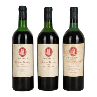 Lot 109 - Chateau Beausite 1961 - 3 bottles