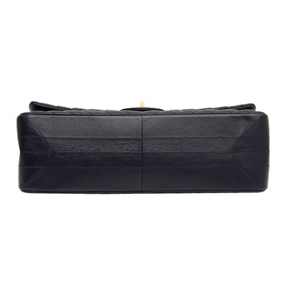Lot 95 - Chanel Navy 2.55 Reissue 226 Double Flap Bag