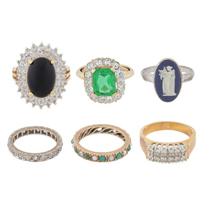Lot 308 - Six rings