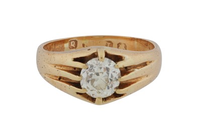 Lot 46 - A diamond single-stone ring, circa 1919