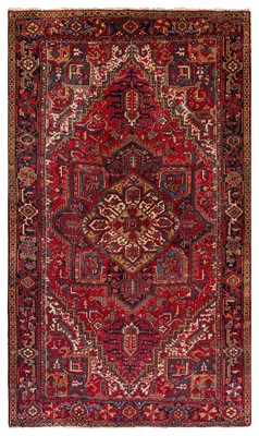 Lot 8 - A Heriz carpet, north-west Persia, approx: 362cm. x 267cm