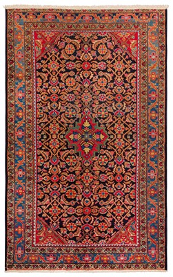 Lot 24 - An antique west Persian rug, approx: 204cm. x 130cm