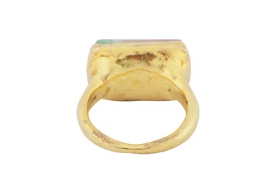 Lot 162 - A watermelon tourmaline ring, circa 2011