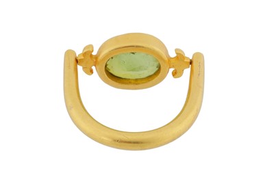 Lot 113 - A peridot ring, circa 2008