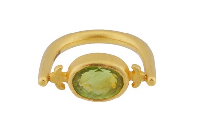 Lot 113 - A peridot ring, circa 2008