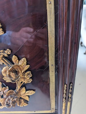 Lot 1 - Royal Interest, formerly the property of Queen Mary - A Louis XVI ormolu mounted walnut commode