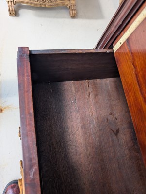 Lot 1 - Royal Interest, formerly the property of Queen Mary - A Louis XVI ormolu mounted walnut commode