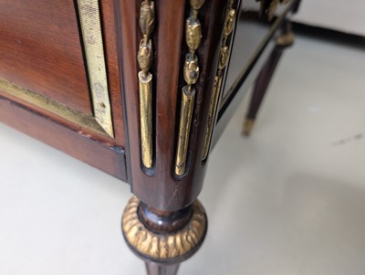 Lot 1 - Royal Interest, formerly the property of Queen Mary - A Louis XVI ormolu mounted walnut commode