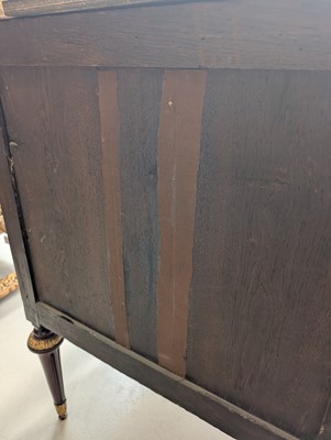 Lot 1 - Royal Interest, formerly the property of Queen Mary - A Louis XVI ormolu mounted walnut commode